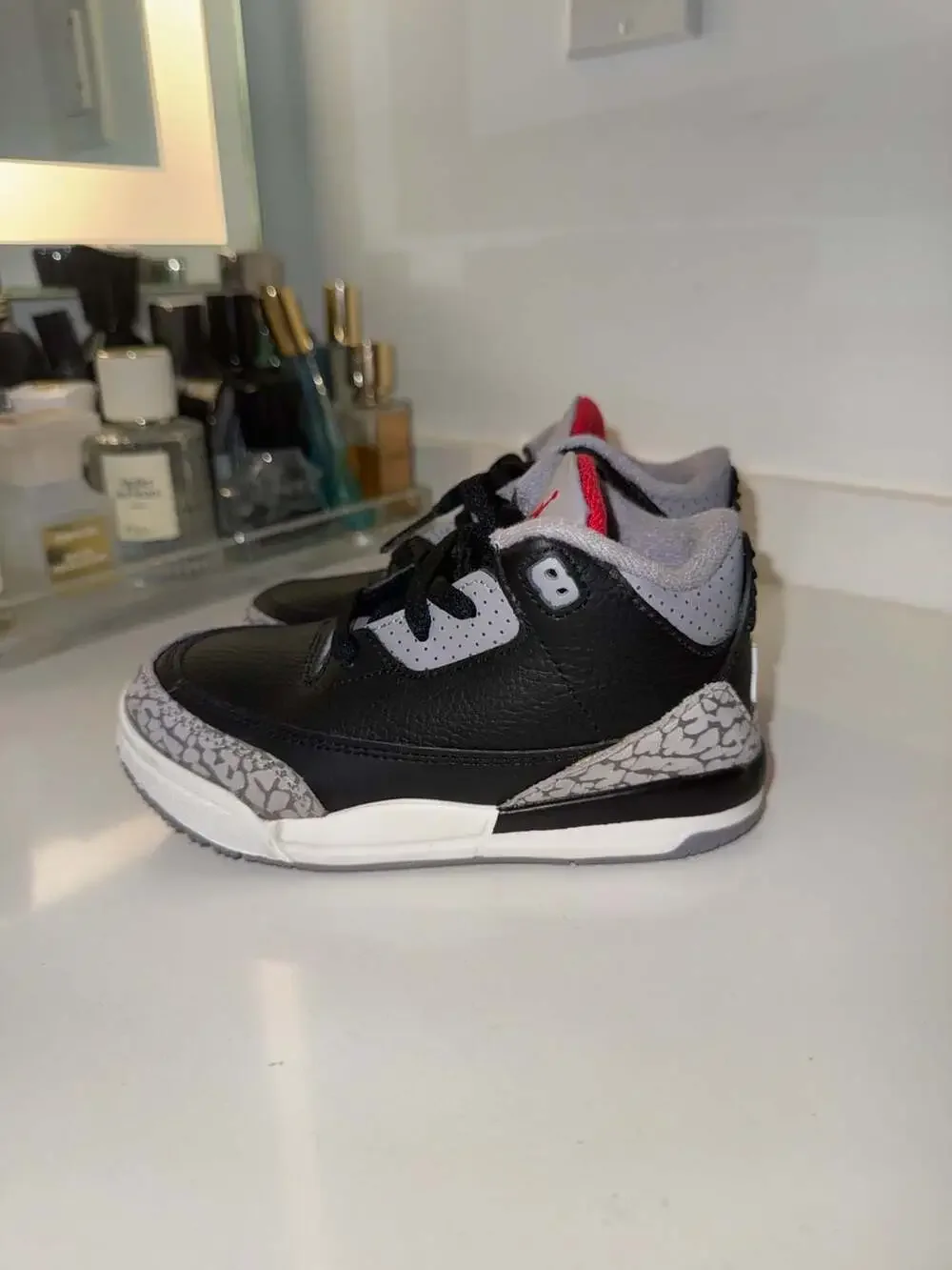Jordan 3 Retro TD Black Cement Reimagined DM0968-010 Toddler Shoes